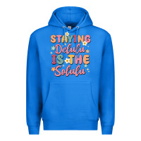 True Royal staying delulu is the solulu Premium Hoodie - MaliasSmallBusiness