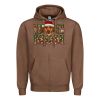 Chestnut christmas dog mom dachshund Zipper Hoodie - RanaPortraitStore