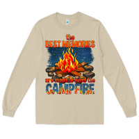 Mushroom the best memories are made around the campfire Long Sleeve Tee - texasbilliewilder
