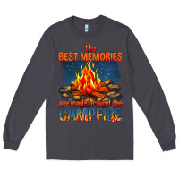 Smoke the best memories are made around the campfire Long Sleeve Tee - texasbilliewilder