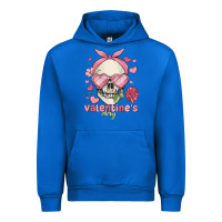 Cobalt valentine's day skull Urban Hoodie - MaliasSmallBusiness