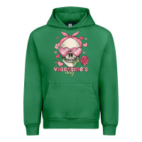 Emerald valentine's day skull Urban Hoodie - MaliasSmallBusiness