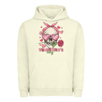 Pigment Pistachio valentine's day skull Urban Hoodie - MaliasSmallBusiness