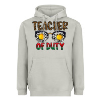 Moon Dust teacher of duty Heavyweight Hoodie - CowhideDigitalArt