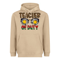 Mushroom teacher of duty Heavyweight Hoodie - CowhideDigitalArt