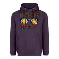 Plum teacher of duty Heavyweight Hoodie - CowhideDigitalArt