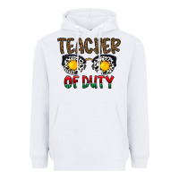 White teacher of duty Heavyweight Hoodie - CowhideDigitalArt