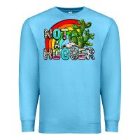 Ocean Blue not a hugger Premium Sweatshirt - AdoDesignShop