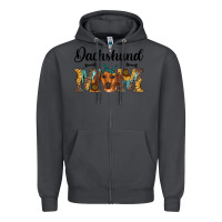 Smoke western dachshund mom Zipper Hoodie - RanaPortraitStore
