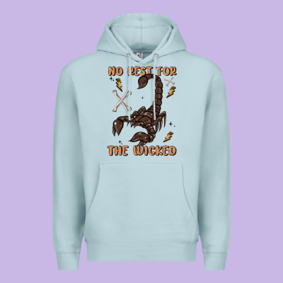 No Rest For The Wicked Premium Hoodie Designed By Maliassmallbusiness