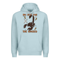 Blue Mist no rest for the wicked Premium Hoodie - MaliasSmallBusiness
