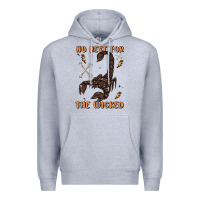 Heather Grey no rest for the wicked Premium Hoodie - MaliasSmallBusiness