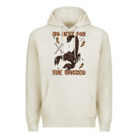 Oatmeal Heather no rest for the wicked Premium Hoodie - MaliasSmallBusiness