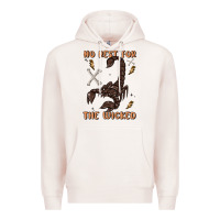 Pale Pink no rest for the wicked Premium Hoodie - MaliasSmallBusiness