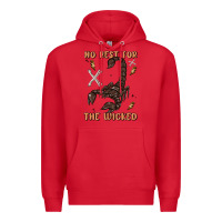 Red no rest for the wicked Premium Hoodie - MaliasSmallBusiness