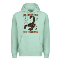 Seafoam no rest for the wicked Premium Hoodie - MaliasSmallBusiness
