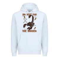 White no rest for the wicked Premium Hoodie - MaliasSmallBusiness