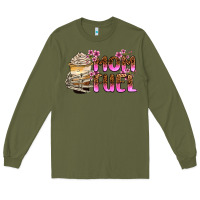 Army Green mom fuel Long Sleeve Tee - Zillion Design Studio
