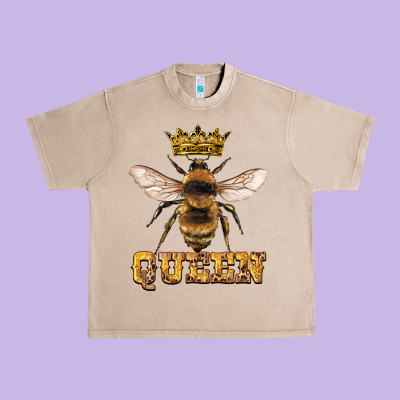 Queen Bee Urban Heavy Tee Designed By Artiststas