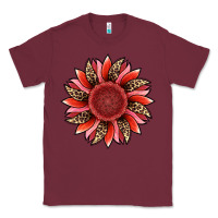 Burgundy valentine's day sunflower Classic Tee - RanaPortraitStore