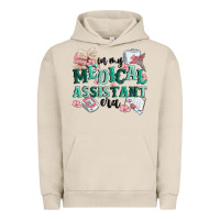 Pigment French Oak in my medical assistant era Urban Hoodie - MaliasSmallBusiness