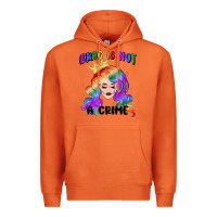 Carrot drag is not a crime fabulous drag queen Premium Hoodie - MaliasSmallBusiness