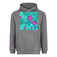 Storm mermaid tail seamless pattern Heavyweight Hoodie - HRA Design Shop