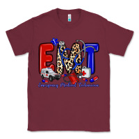 Burgundy emt emergency medical technician Classic Tee - Zillion Design Studio