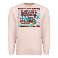 Pale Pink it takes a lot of sparkle to be a cna Premium Sweatshirt - JahusDesignShop