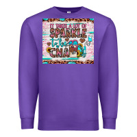 Purple it takes a lot of sparkle to be a cna Premium Sweatshirt - JahusDesignShop