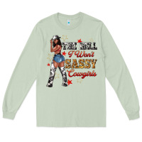 Matcha the heel i wont sassy cowgirls Long Sleeve Tee - texasbilliewilder