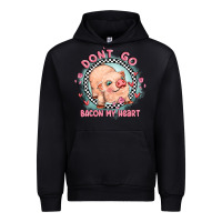 Black dont go bacon my heart Urban Hoodie - MaliasSmallBusiness