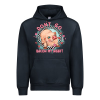 Navy dont go bacon my heart Urban Hoodie - MaliasSmallBusiness