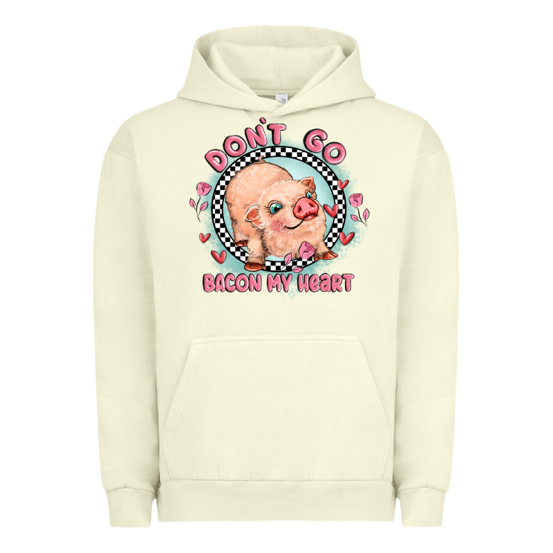 Dont Go Bacon My Heart Urban Hoodie by MaliasSmallBusiness | Teevron