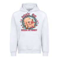 White dont go bacon my heart Urban Hoodie - MaliasSmallBusiness