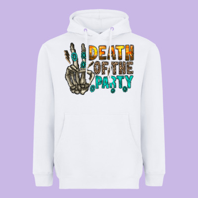 Death Of Party Heavyweight Hoodie Designed By Racoondesign