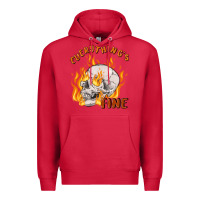 Cardinal everything's fine Premium Hoodie - MaliasSmallBusiness