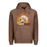 Chestnut everything's fine Premium Hoodie - MaliasSmallBusiness