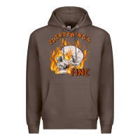 Coffee everything's fine Premium Hoodie - MaliasSmallBusiness