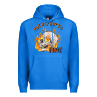 True Royal everything's fine Premium Hoodie - MaliasSmallBusiness