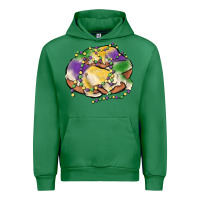 Emerald mardi gras king cake Urban Hoodie - MaliasSmallBusiness
