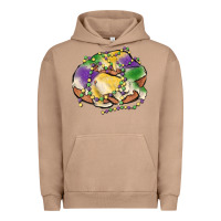 Pigment Burro mardi gras king cake Urban Hoodie - MaliasSmallBusiness