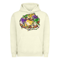 Pigment Pistachio mardi gras king cake Urban Hoodie - MaliasSmallBusiness