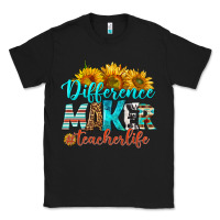 Black difference maker teacher life Classic Tee - BundleAndBundleShop