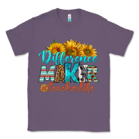 Lavender difference maker teacher life Classic Tee - BundleAndBundleShop