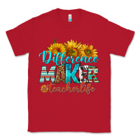 Red difference maker teacher life Classic Tee - BundleAndBundleShop