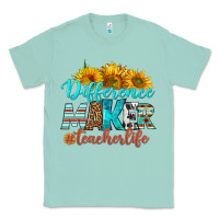 Seafoam difference maker teacher life Classic Tee - BundleAndBundleShop