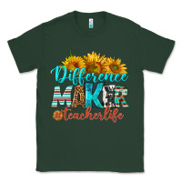 Sports Green difference maker teacher life Classic Tee - BundleAndBundleShop