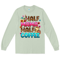 Matcha half mama half coffee Long Sleeve Tee - Zillion Design Studio