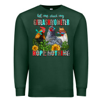 Sports Green let me check my giveashitometer nope nothing Premium Sweatshirt - AdoDesignShop